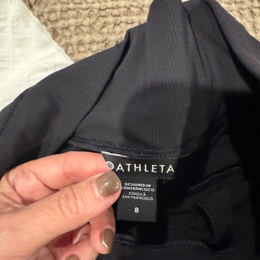 Athleta womens  brookelynn midrise black Joggers - Picture 3 of 3